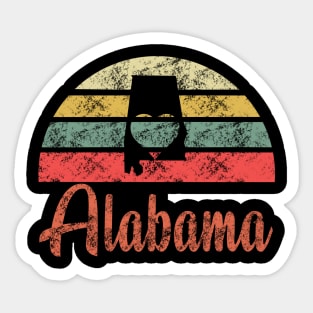 Alabama Vintage Sticker